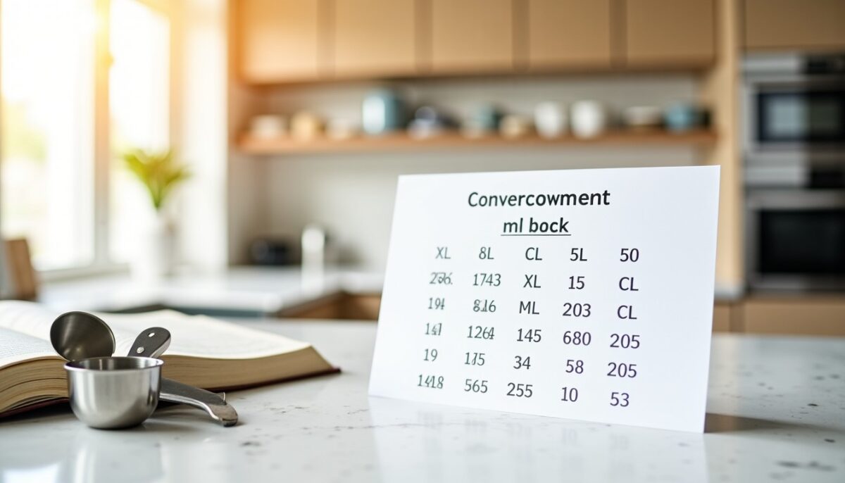 Conversion ml en cl : facilitez vos recettes grâce à notre tableau incontournable